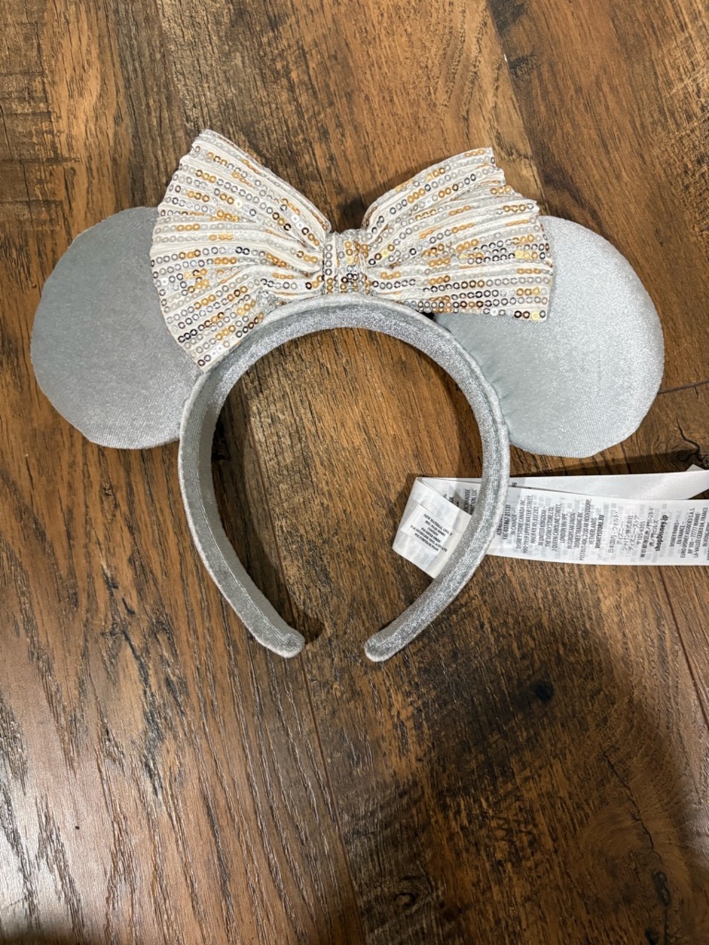 Disney Silver Sequin Park Ears